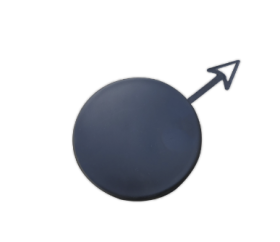 Заглушка буксировочного крюка переднего бампера Ford Edge 2015 2016 2017 2018 Форд Эдж