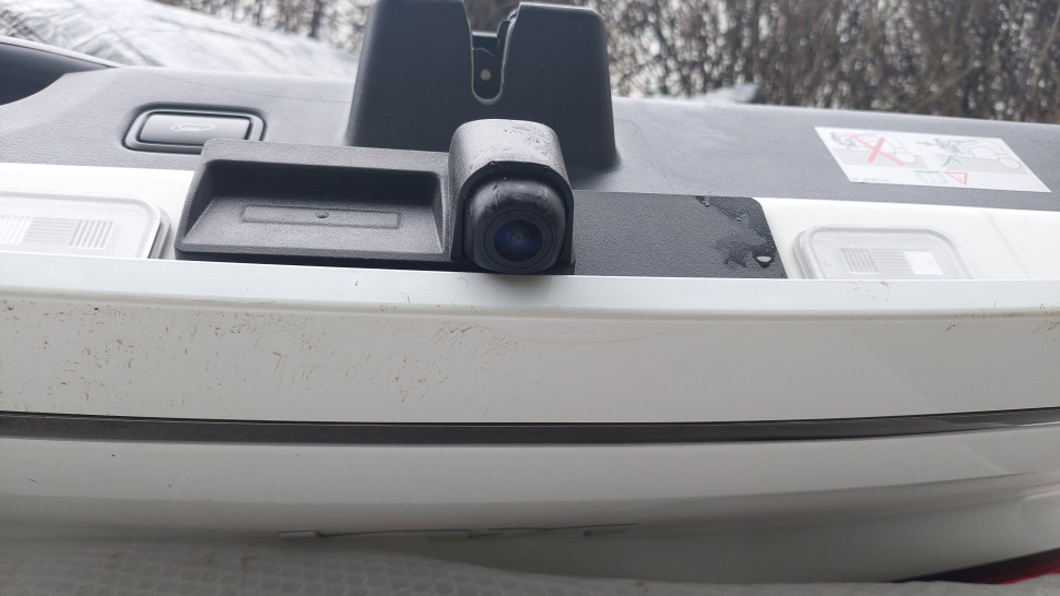 Крышка багажника Kia ev6 2022+ под камеру белый перламутр Ляда Киа ЕВ6