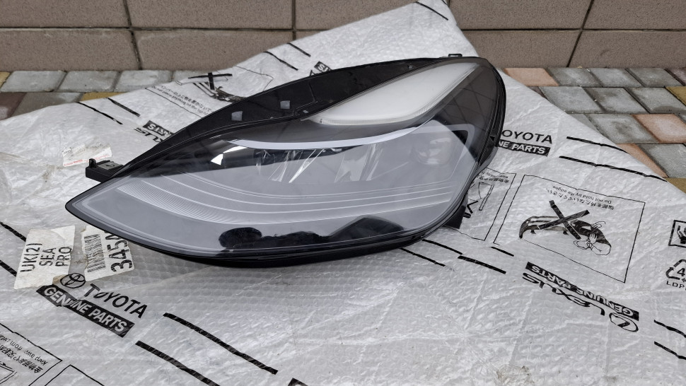 Новая лицензия Фара Tesla Model Y / 3 Фара левая линза Тесла модел У 3 1514952-00-D