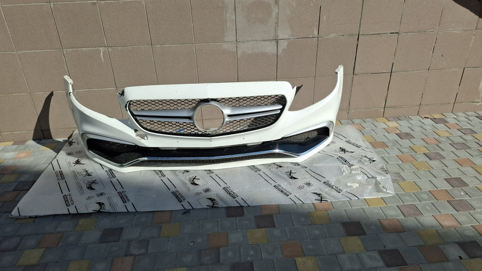 Бампер передний Mercedes W213 AMG, бампер Мерседес 213 АМГ стиль