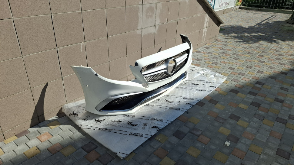 Бампер передний Mercedes W213 AMG, бампер Мерседес 213 АМГ стиль