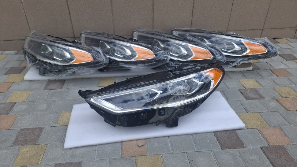 За 1 шт. Фара ЛЕВАЯ Fusion Full Led USA HS73-13E015-AF hs73-13e015-ag HS73-13E015-AH HS7313E015AF hs7313e015 HS7Z13008AA HS7Z13008F