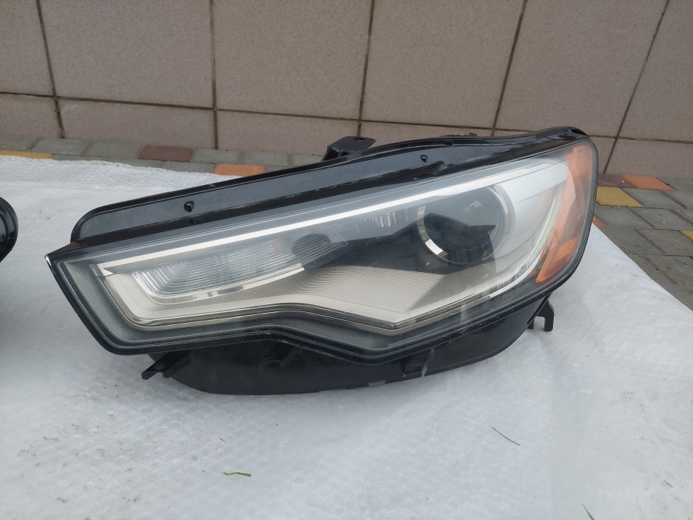 За 1 ШТ. Фары Audi A6 C7 2015 2014 2013 2012 USA адаптив bi-xenon в сборе фара 4G0941032B 4G0941031B