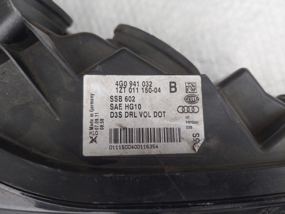 За 1 ШТ. Фары Audi A6 C7 2015 2014 2013 2012 USA адаптив bi-xenon в сборе фара 4G0941032B 4G0941031B