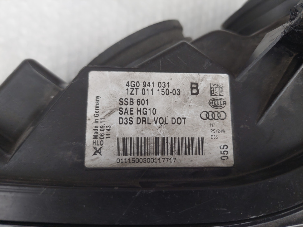 За 1 ШТ. Фары Audi A6 C7 2015 2014 2013 2012 USA адаптив bi-xenon в сборе фара 4G0941032B 4G0941031B