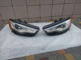 За 1 ШТ. Фары Audi A6 C7 2015 2014 2013 2012 USA адаптив bi-xenon в сборе фара 4G0941032B 4G0941031B