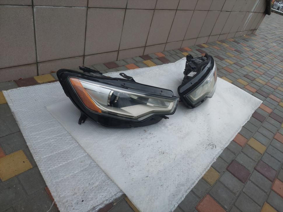 За 1 ШТ. Фары Audi A6 C7 2015 2014 2013 2012 USA адаптив bi-xenon в сборе фара 4G0941032B 4G0941031B