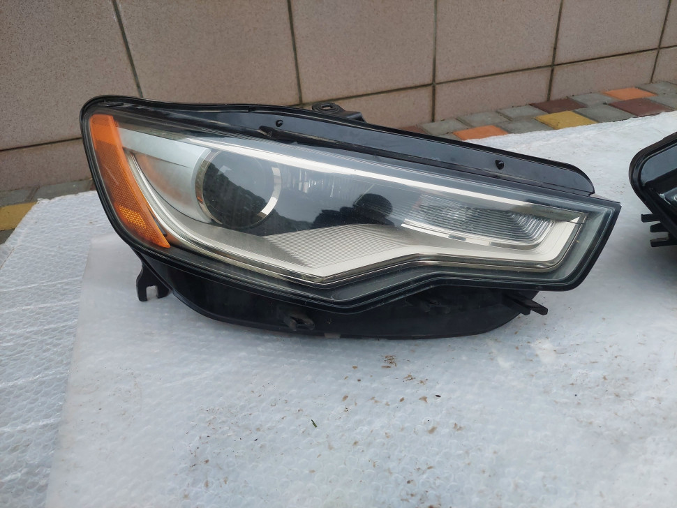 За 1 ШТ. Фары Audi A6 C7 2015 2014 2013 2012 USA адаптив bi-xenon в сборе фара 4G0941032B 4G0941031B