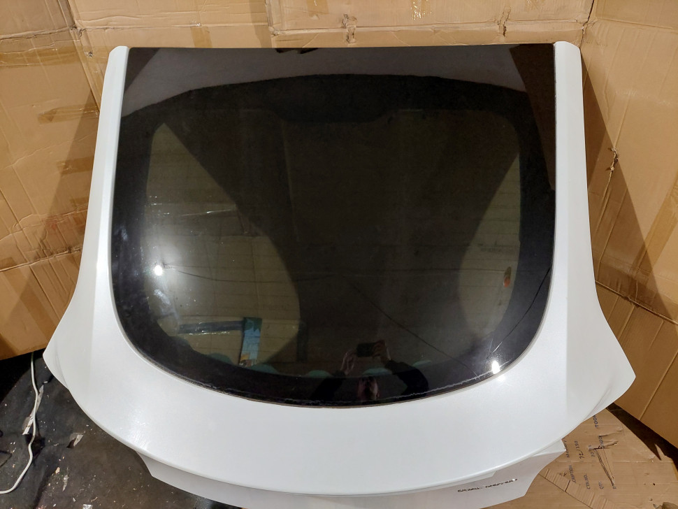 Крышка багажника Tesla model Y PPSW белый перламутр ляда Тесла модел У 2020 2021 2022 2023  1493410-E0-A 1493410