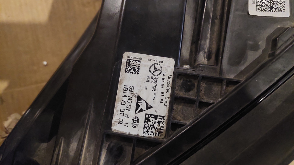 Фара Mercedes 167 GLE 2022 2021 2020 USA led performance Фара левая Мерседес ГЛЕ 167 Америка A1679066104