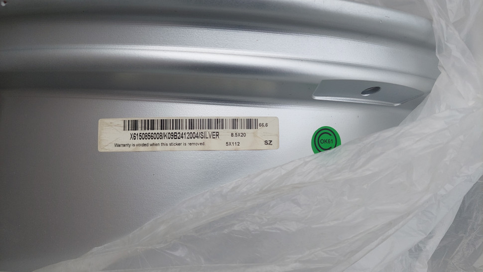 Диски R20 5x112 НОВЫЕ Диски Mercedes Audi Volkswagen BMW ET60 НОВЫЕ WSP ITALY W750 YALTA SILVER Диски