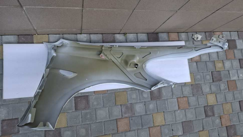 Дефект Крило Tesla model 3 ліве білий перламутр Б/У 2018 2019 2020 2021 2022 2023 2024 2025 левое крыло Тесла 3 1081401E0D
