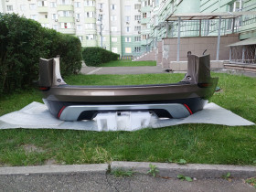 Бампер Land Rover Range Rover Velar L560 задний В СБОРЕ 6 парктроник LR093485