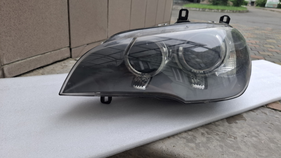 Фара BMW X5 E70 2013 2012 2011 с блоками в сборі, рестаіл, адаптивна, ксенон. Фара ліва БМВ Х5 Е70 AFS 63127294605 63127298451