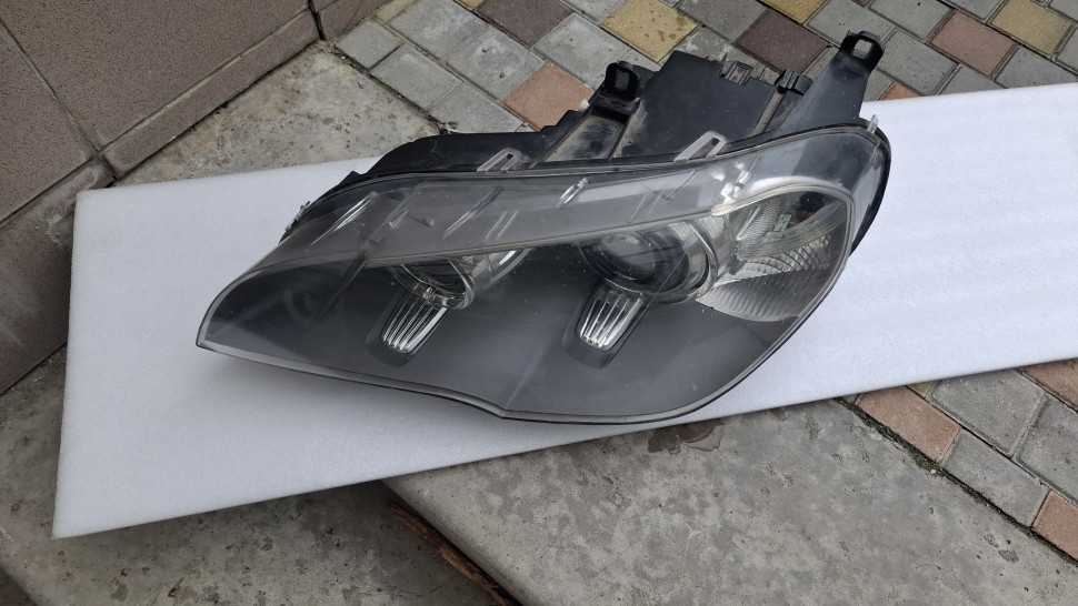 Фара BMW X5 E70 2013 2012 2011 с блоками в сборі, рестаіл, адаптивна, ксенон. Фара ліва БМВ Х5 Е70 AFS 63127294605 63127298451
