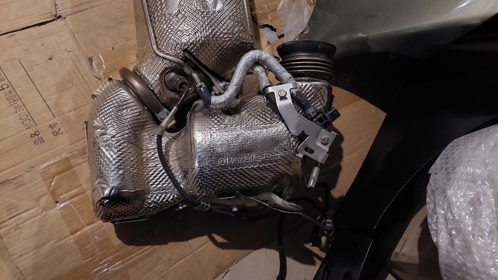 Катализатор Mercedes w213 / W222 cdi катализатор Мерседес 213 Е400 с сажевым фильтром в сборе 
