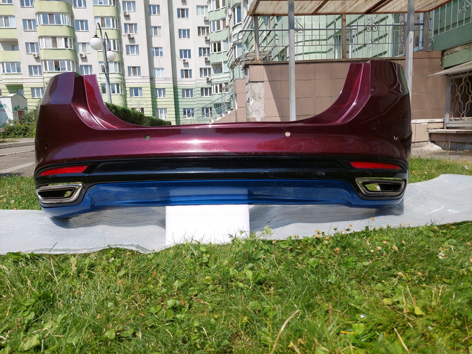 Бампер Ford Fusion 2019 2018 2017 2016 2015 2014 2013 задний бампер Фьюжн под парктроники ВСБОРЕ