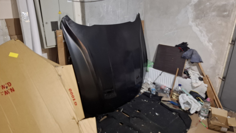 Капот Ford Mustang алюминий 2018 - 2023 капот Форд Мустанг JR3Z16612A