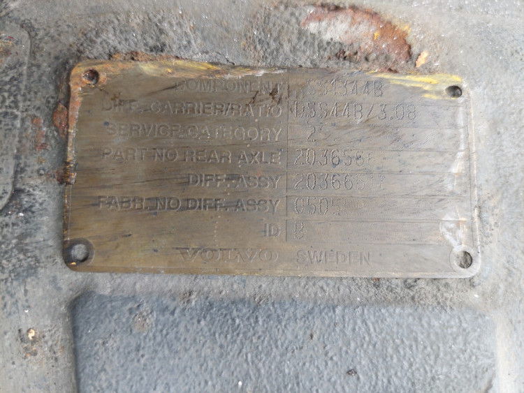 Редуктор Volvo 1344B 3.08 12х37 Редуктор заднего моста Вольво 1344 под полуось на 46 зубов. Редуктор на Volvo FH12 2000-2006  Евро 3