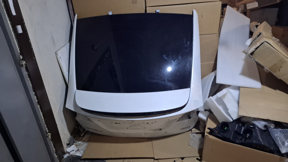 Дефект крышка багажника Tesla Model X 2016 2017 2018 2019 2020 2021 Дверь багажника Тесла модел Х Ляда Тесла Х 106745600B