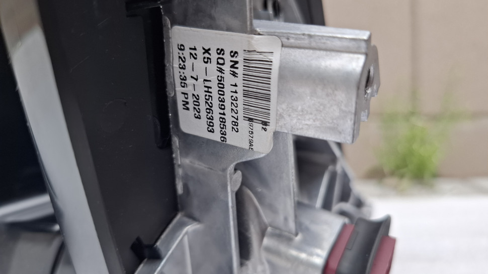 5pin BMW X5 G05 2019+ 416 цвет Зеркало мертвые зоны Зеркало заднего вида левое BMW X5 G05 2019 - 2023 Carbonschwarz 416 Дзеркало ліве БМВ Х5 51168738315