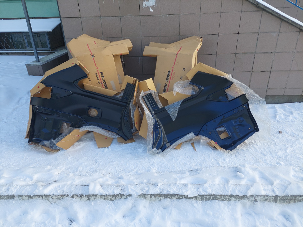 Заднее крыло Toyota Highlander 2019 2018 2017 2016 2015 2014 Четверть задняя Хайлендер 616110E090 616120E090