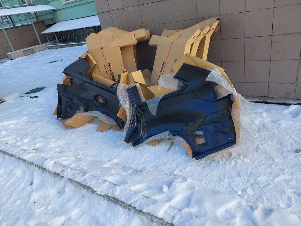 Заднее крыло Toyota Highlander 2019 2018 2017 2016 2015 2014 Четверть задняя Хайлендер 616110E090 616120E090