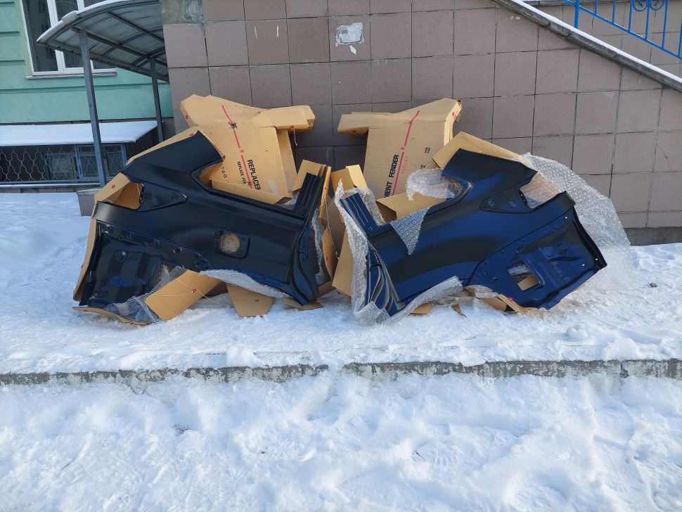 Заднее крыло Toyota Highlander 2019 2018 2017 2016 2015 2014 Четверть задняя Хайлендер 616110E090 616120E090