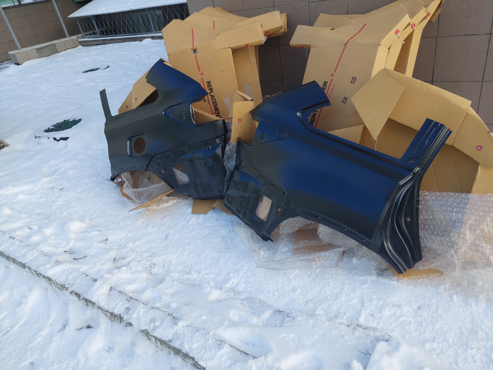 Заднее крыло Toyota Highlander 2019 2018 2017 2016 2015 2014 Четверть задняя Хайлендер 616110E090 616120E090