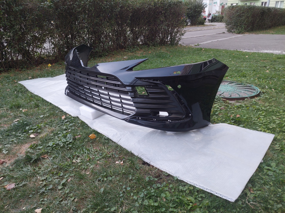 Бампер Toyota Camry 70 2021 2022 2023 2024 Оригинал Бампер Камри 70 рестаил с решеткой 5211933C50