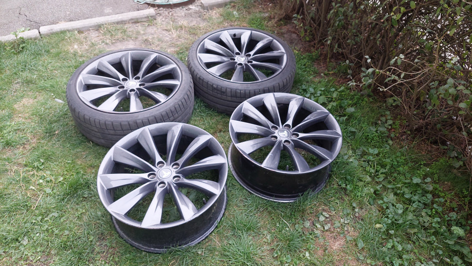 Диски Tesla Model S, X R21 8.5J 5x120 GREY TURBINE Диски Тесла 2012-2021