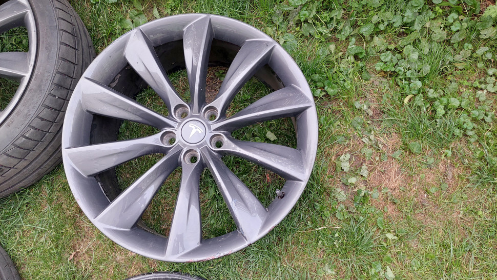 Диски Tesla Model S, X R21 8.5J 5x120 GREY TURBINE Диски Тесла 2012-2021
