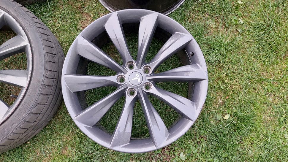 Диски Tesla Model S, X R21 8.5J 5x120 GREY TURBINE Диски Тесла 2012-2021