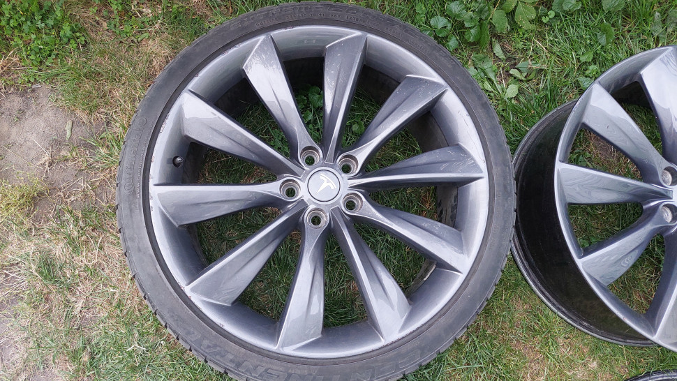 Диски Tesla Model S, X R21 8.5J 5x120 GREY TURBINE Диски Тесла 2012-2021