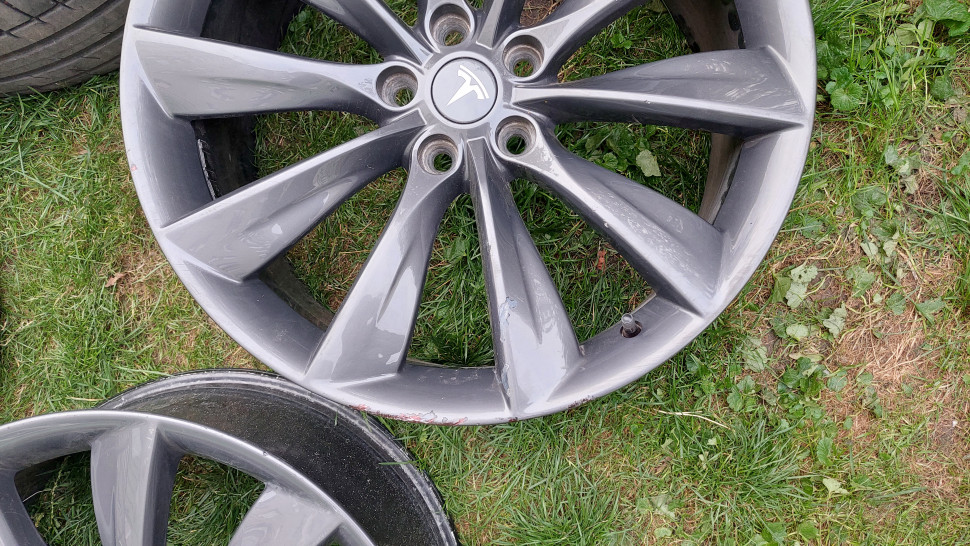 Диски Tesla Model S, X R21 8.5J 5x120 GREY TURBINE Диски Тесла 2012-2021