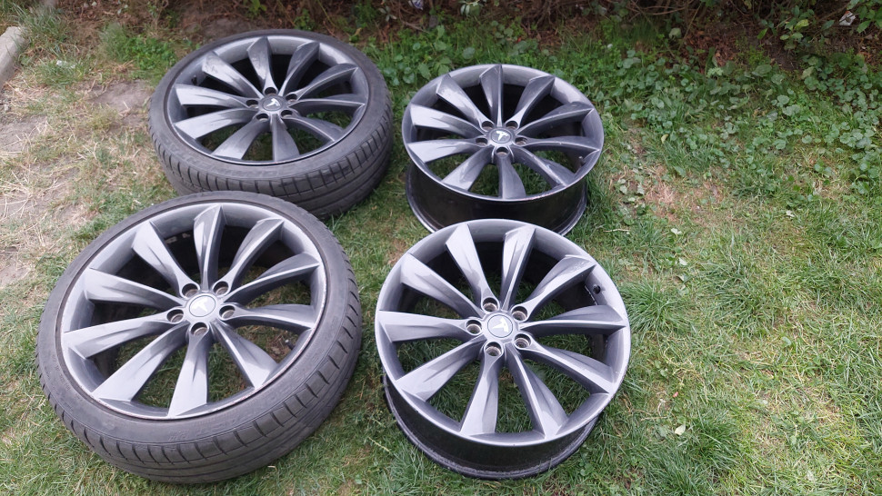 Диски Tesla Model S, X R21 8.5J 5x120 GREY TURBINE Диски Тесла 2012-2021