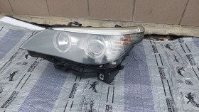 Фара BMW 5 E60 E61 Рестайл Фара БМВ 5 Е60 Е61 Шатается линза - надо открыть и поправить.