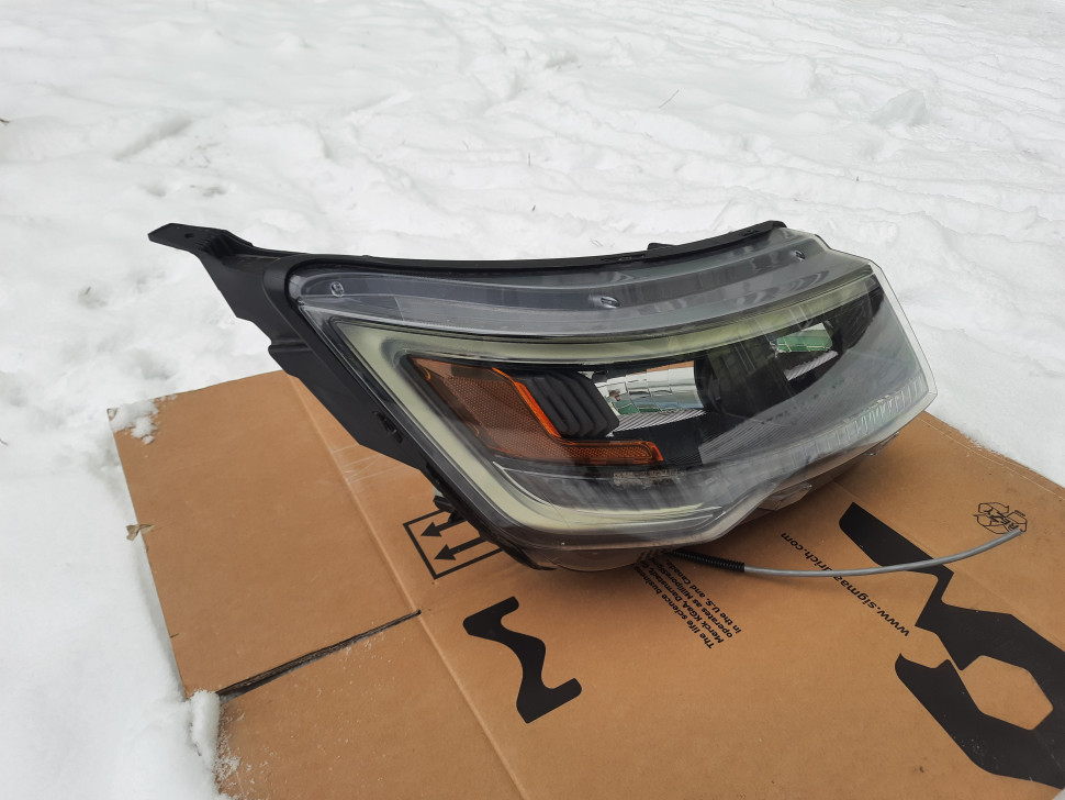 Фара Ford Explorer 2019 2018 2017 2016 LED фара Форд Експлорер черная