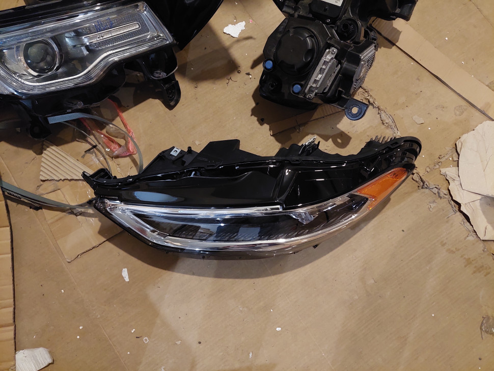 За 1 шт. Фара ЛЕВАЯ / правая / пара. Фара левая Ford Fusion Full Led USA HS73-13E015-AF hs73-13e015-ag HS73-13E015-AH HS7313E015AF hs7313e015