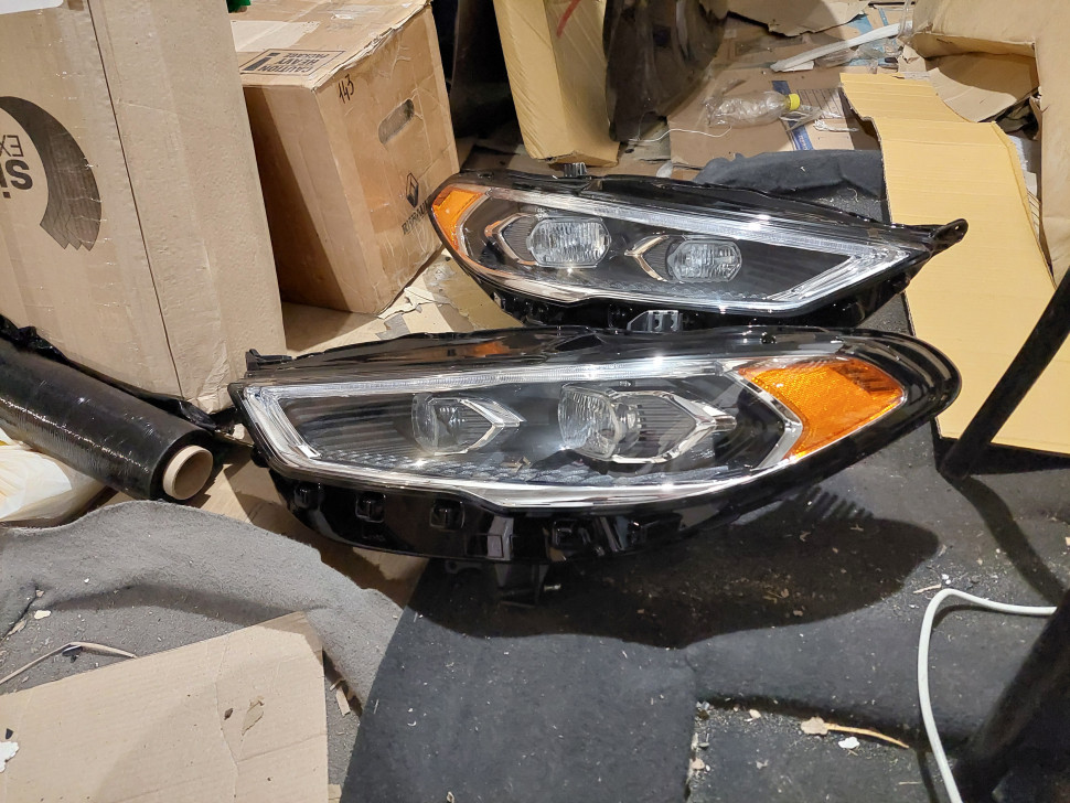 За 1 шт. Фара ЛЕВАЯ / правая / пара. Фара левая Ford Fusion Full Led USA HS73-13E015-AF hs73-13e015-ag HS73-13E015-AH HS7313E015AF hs7313e015