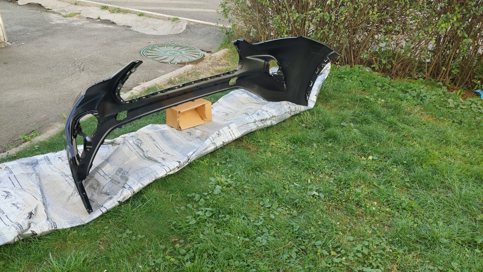 Бампер передний Toyota Highlander 2022 2021 2020 2023 Оригинал бампер Хайлендер