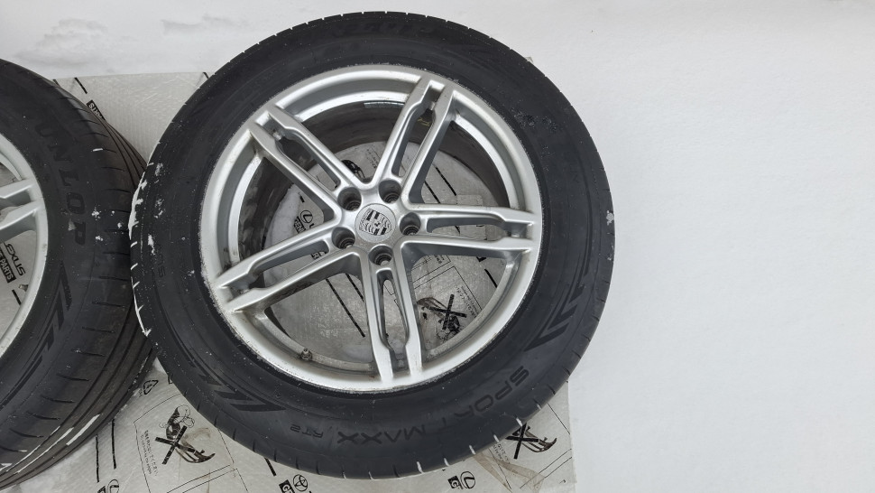 R19 5x112 Диски Porsche Macan ОРИГИНАЛ с резиной літо Різноширокі Диски Порш Макан