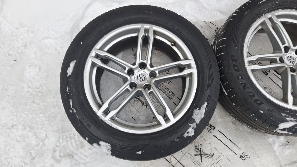 R19 5x112 Диски Porsche Macan ОРИГИНАЛ с резиной літо Різноширокі Диски Порш Макан