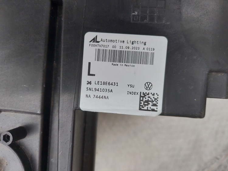 Фара Tiguan 2021 2022 2023 2024 USA левая full led рестаил Фара Тигуан 5NL941035A