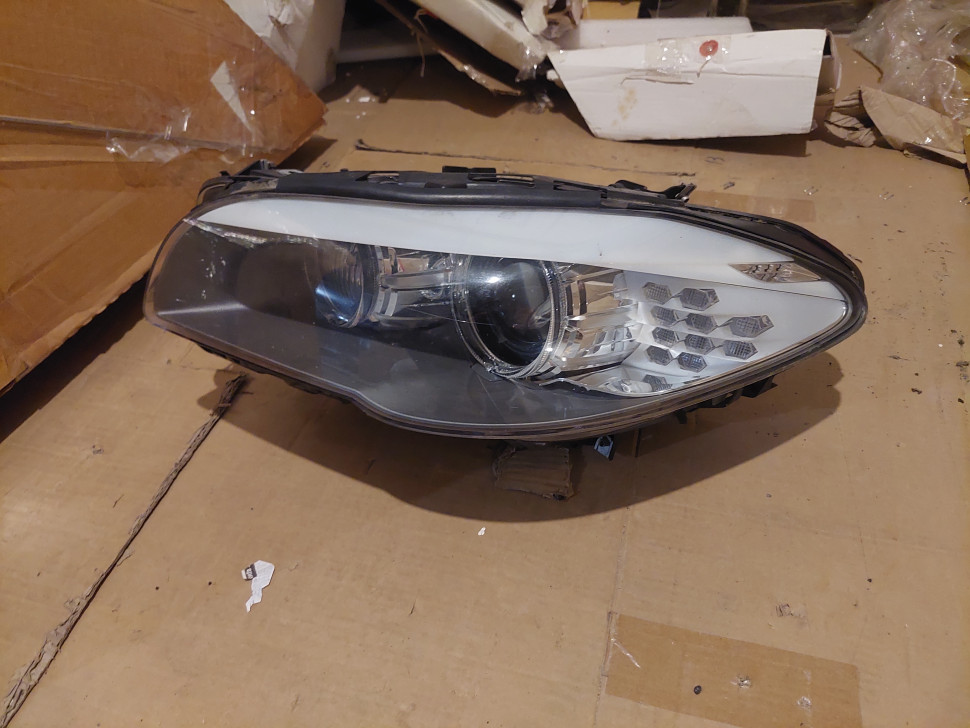 Фара BMW 5 F10 F11 USA з блоками bi-xenon левая, адаптивная , динамическая, поворотная 2010 2011 2012 2013 фара БМВ 5 ксенон Америка 7203255
