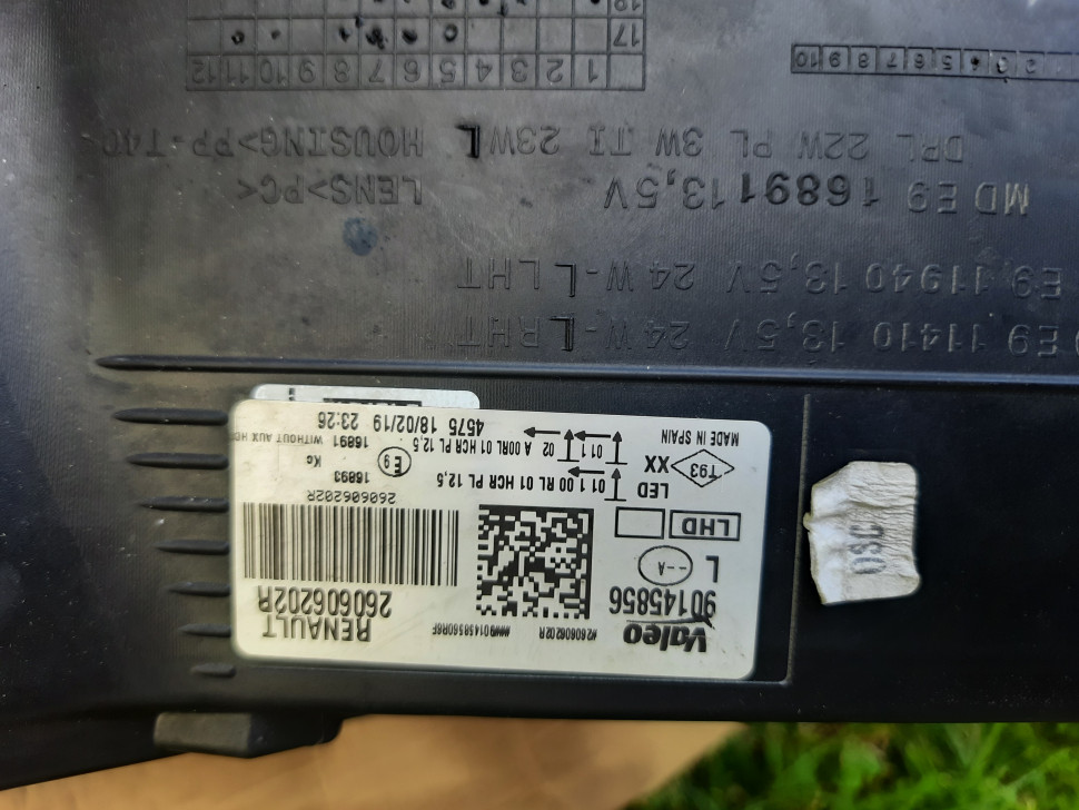 Фара Renault Megane 4 2019 2018 2017 2016 FULL LED Pure Фара megane rs