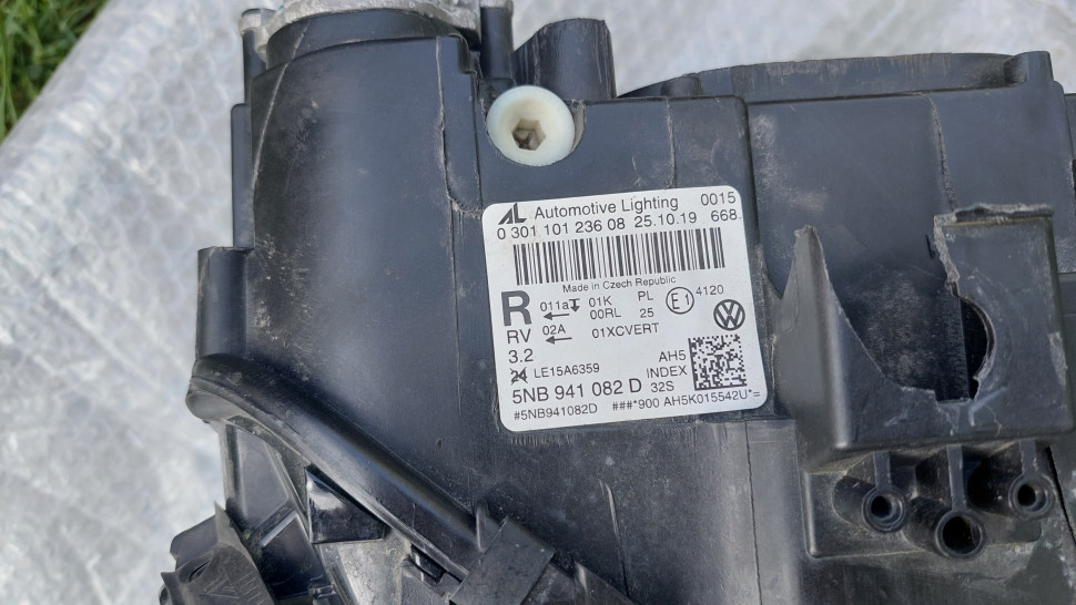 Правая Фара Tiguan 2017 2018 2019 2020 под замену стекла FULL LED Adaptive Оригинал Фары Тигуан 2