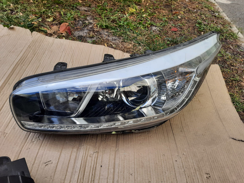 Фары Kia Ceed 2 led 2015 2016 2017 2018 Фара Киа Сид 2 led drl Лед ДХО
