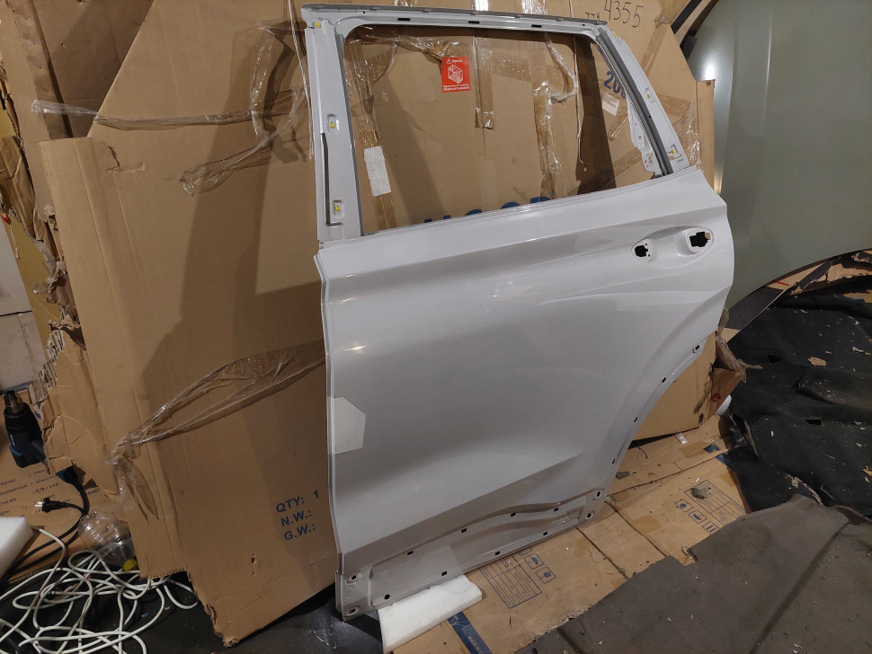 Дверь задняя левая Santa Fe 4 2018 2019 2020 2021 2022 2023 Hyundai Двері Санта Фе 4