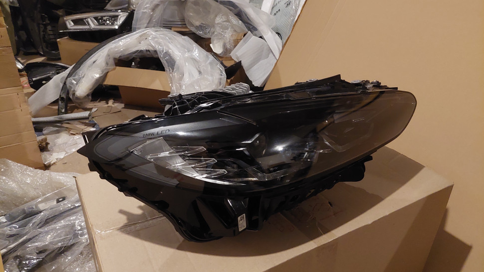 Фара BMW M4 M3 G22 G26 G80 G82 shadow line led БМВ 4 г22 лед Фара правая с блоками.